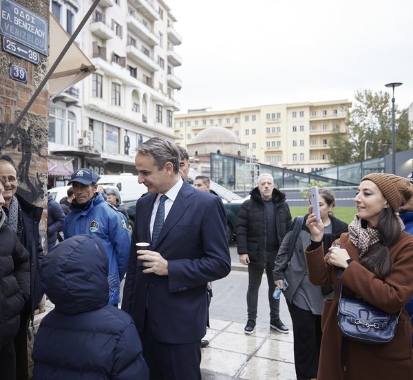 Θεσσαλονίκη: Επίσκεψη Μητσοτάκη στον σταθμό Βενιζέλου πριν από τα εγκαίνια του Μετρό 