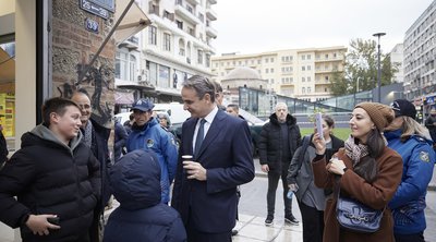 Θεσσαλονίκη: Επίσκεψη Μητσοτάκη στον σταθμό Βενιζέλου πριν από τα εγκαίνια του Μετρό 