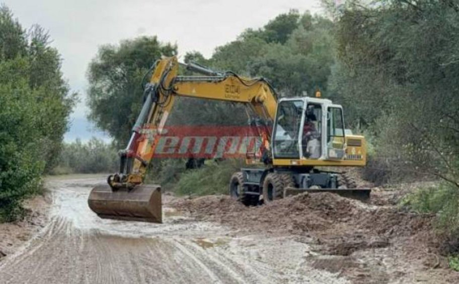 Προβλήματα σε δρόμους της Αχαΐας και της Αιτωλοακαρνανίας λόγω βροχοπτώσεων και παγετού