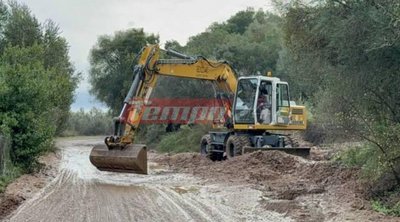 Προβλήματα σε δρόμους της Αχαΐας και της Αιτωλοακαρνανίας λόγω βροχοπτώσεων και παγετού