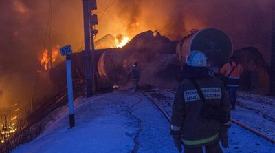 Ουκρανία: Τρένο με καύσιμα για τον στρατό της Ρωσίας «καταστράφηκε» στη Ζαπορίζια