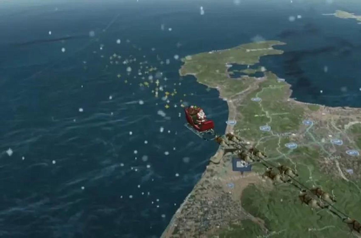 Άγιος Βασίλης: Live το ταξίδι του στον κόσμο