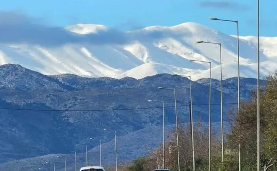 Στα «λευκά» οι βουνοκορφές της Κρήτης - BINTEO-ΦΩΤΟ