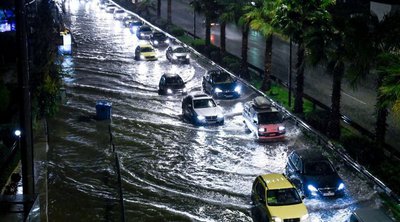 Η ανακοίνωση της ΕΥΔΑΠ για τις πλημμύρες στη λεωφόρο Ποσειδώνος