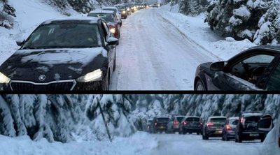 Μεγάλo μποτιλιάρισμα στο Περτούλι - Ουρές χιλιομέτρων - ΒΙΝΤΕΟ & ΦΩΤΟ