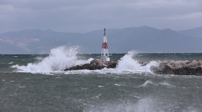 Απαγορευτικό απόπλου λόγω των θυελλωδών ανέμων
