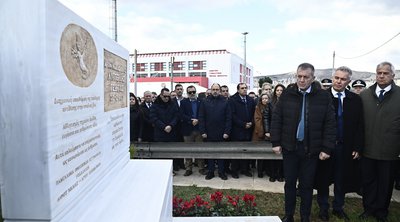 Γιώργος Λυγγερίδης: Συγκίνηση στα αποκαλυπτήρια του μνημείου προς τιμήν του αδικοχαμένου αστυνομικού