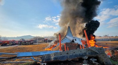 Αεροπορική τραγωδία στη Νότια Κορέα: Επταήμερο εθνικό πένθος κήρυξε η κυβέρνηση 