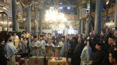 Λαμπρός εορτασμός των Θεοφανείων στο Φανάρι – Παρόντες Άκης Σκέρτσος και Νίκος Ανδρουλάκης