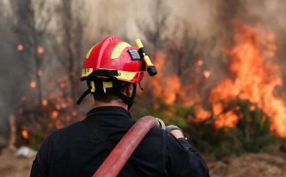 Σπάρτη: Σε εξέλιξη φωτιά σε δασική περιοχή