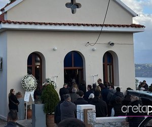 Χανιά: Θρήνος και οργή στην κηδεία του 22χρονου Παναγιώτη