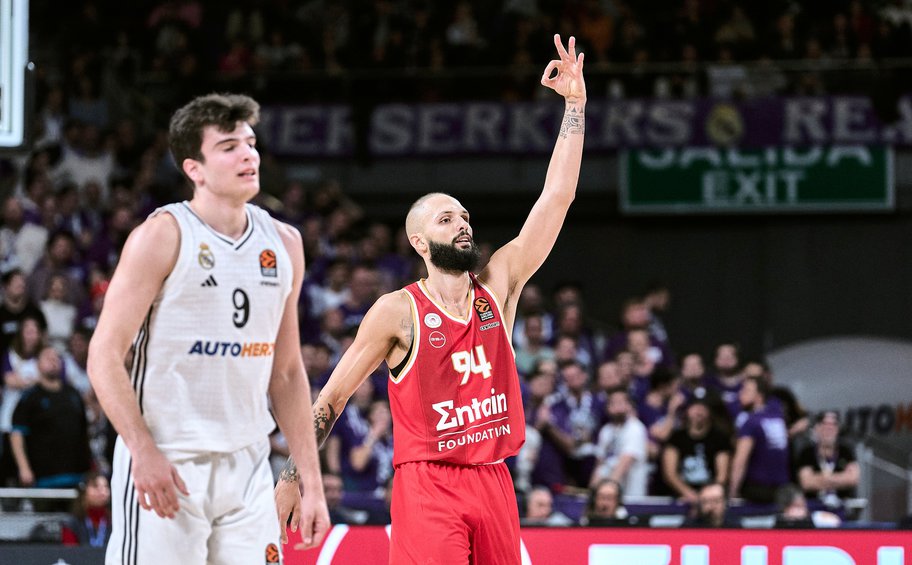 Euroleague: «Ταύρος» στη Μαδρίτη ο Ολυμπιακός - Κέρδισε 96-86 την Ρεάλ 