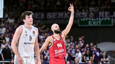 Euroleague: «Ταύρος» στη Μαδρίτη ο Ολυμπιακός - Κέρδισε 96-86 την Ρεάλ 