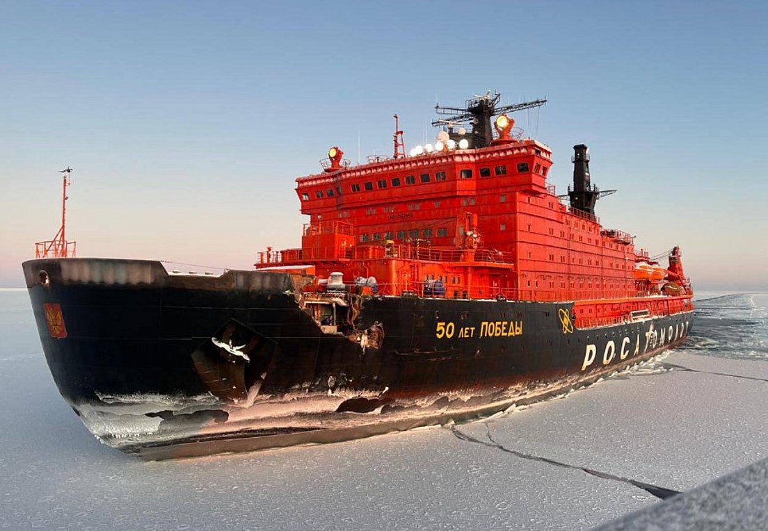 Ρωσικό πυρηνοκίνητο παγοθραυστικό υπέστη ζημιά στην Αρκτική