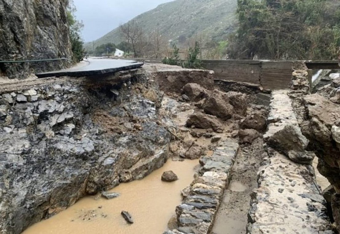 Ρέθυμνο: Νέα κατολίσθηση στο φαράγγι Κουρταλιώτη – Έρευνα για τα αίτια