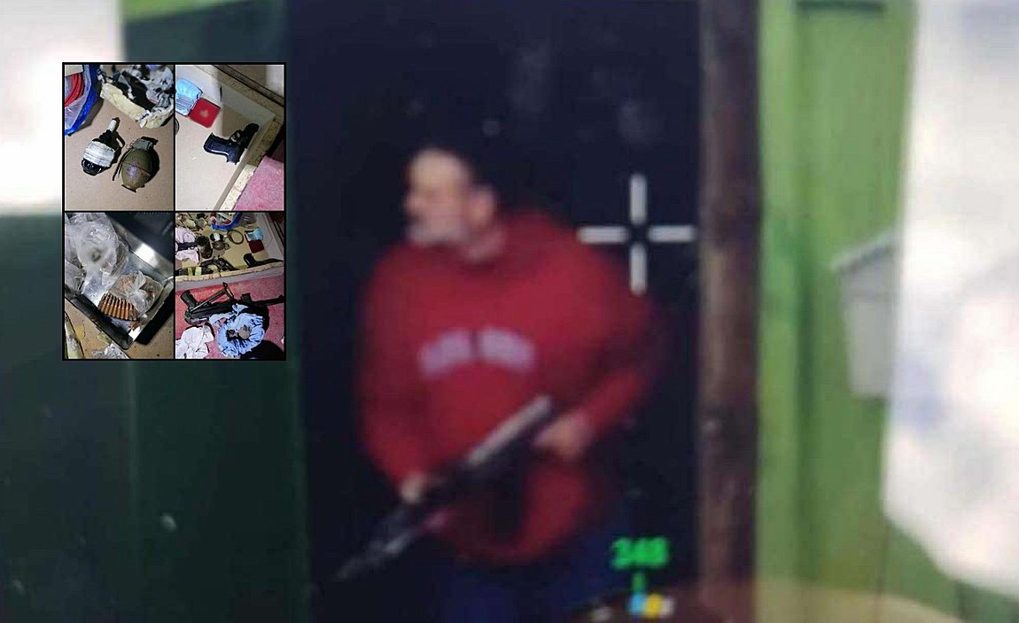 Λάρισα: Ο 60χρονος λίγο πριν αυτοκτονήσει με το καλάσνικοφ στα χέρια – ΕΙΚΟΝΑ