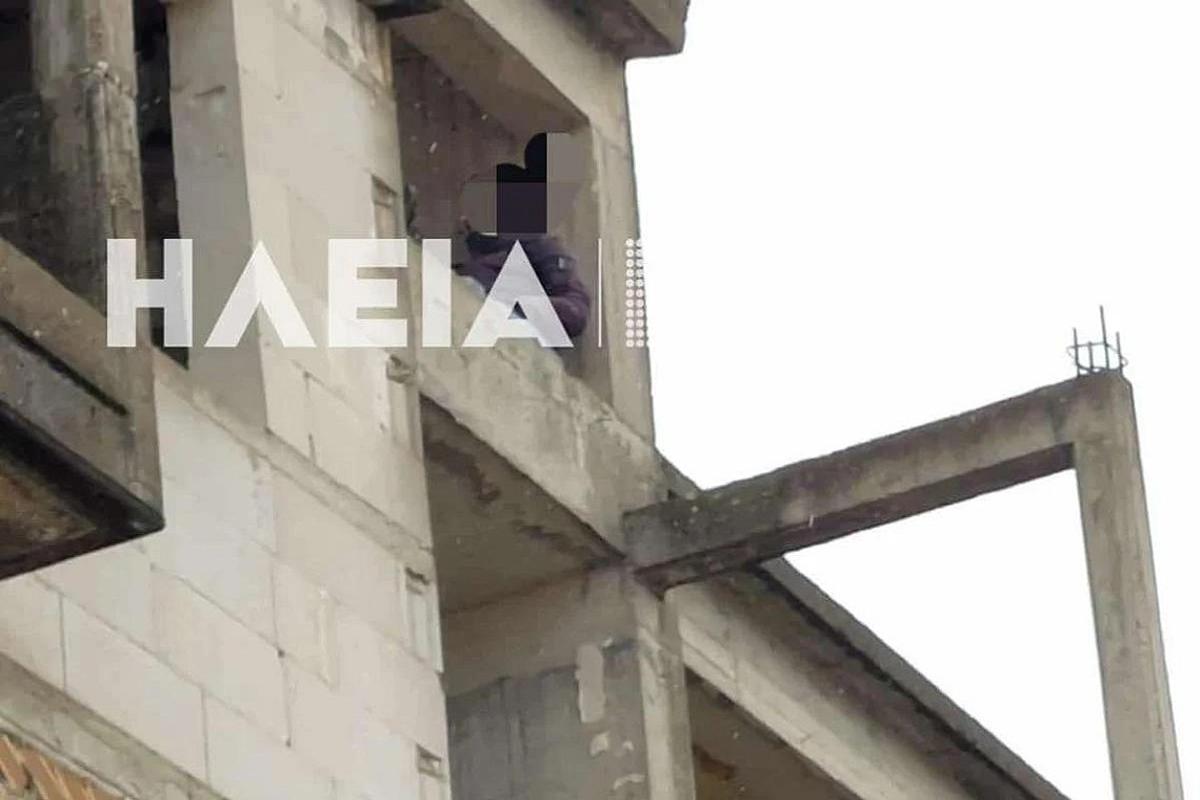 Αμαλιάδα: Άνδρας απειλούσε να πέσει από ταράτσα – Τον έπεισε η Αστυνομία